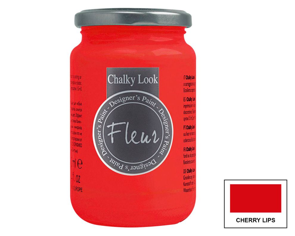 Pintura 330 ml Chalky look cherry lips mate Fleur-0