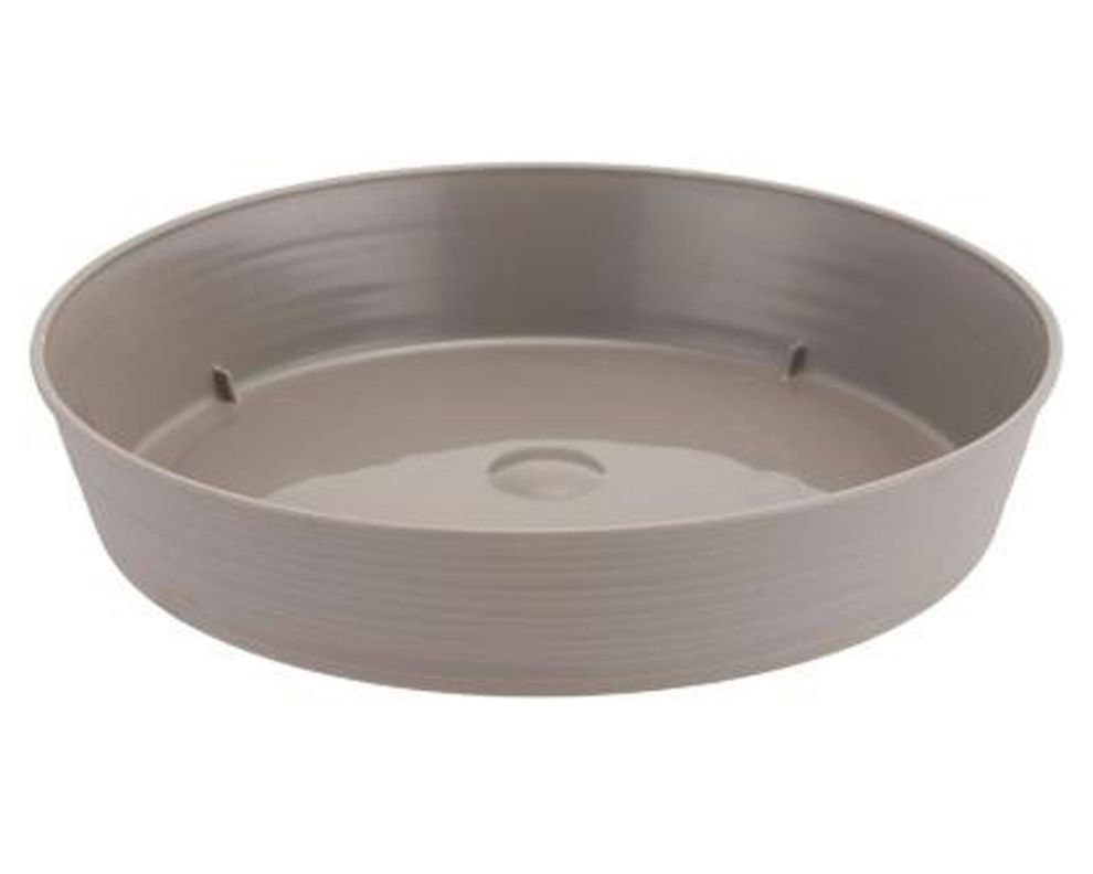 Plato para macetero 22 cm Piedra taupe-0