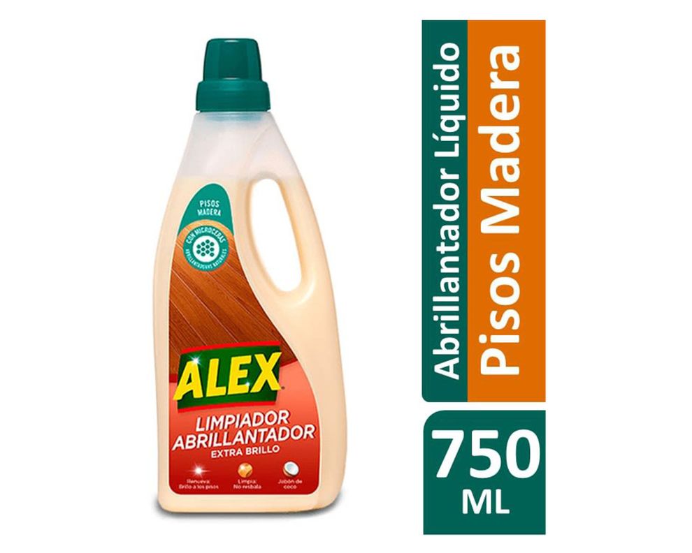 Abrillantador piso parquet 750 ml Alex-0