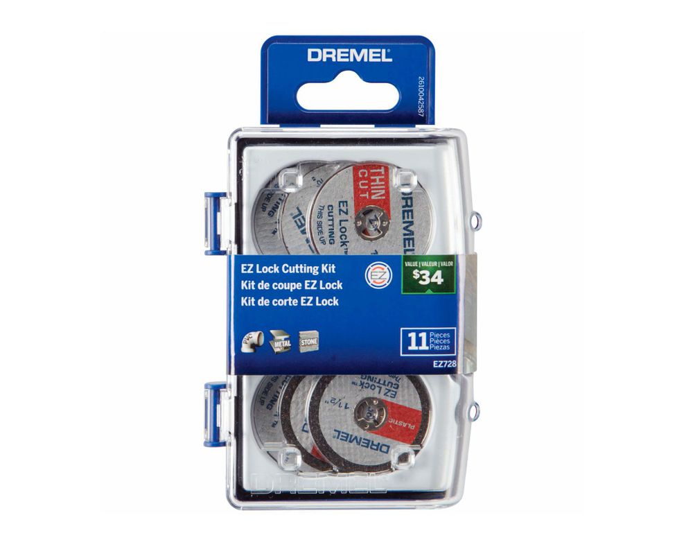 Kit de corte EZ Lock E728 11 piezas Dremel.-0