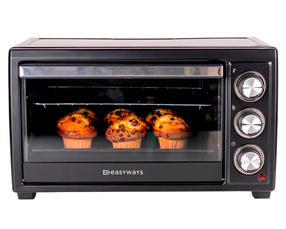 Horno eléctrico Oven Master negro 23 lt-0