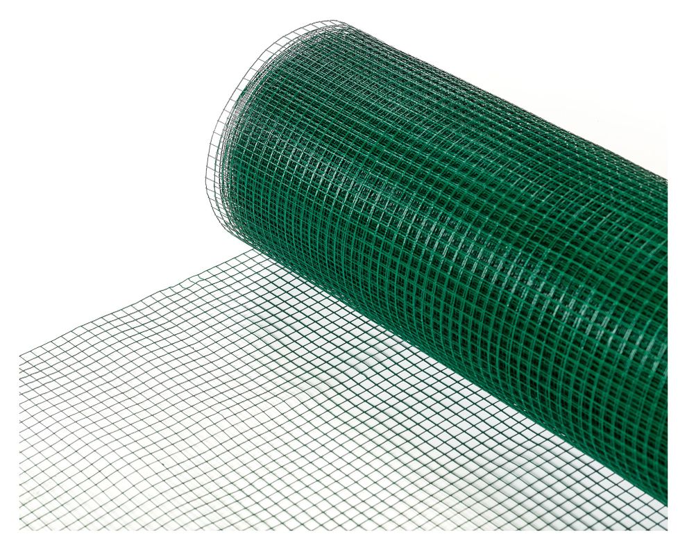 Malla jardinera 10x10mmx1x5 m Plástica verde-0
