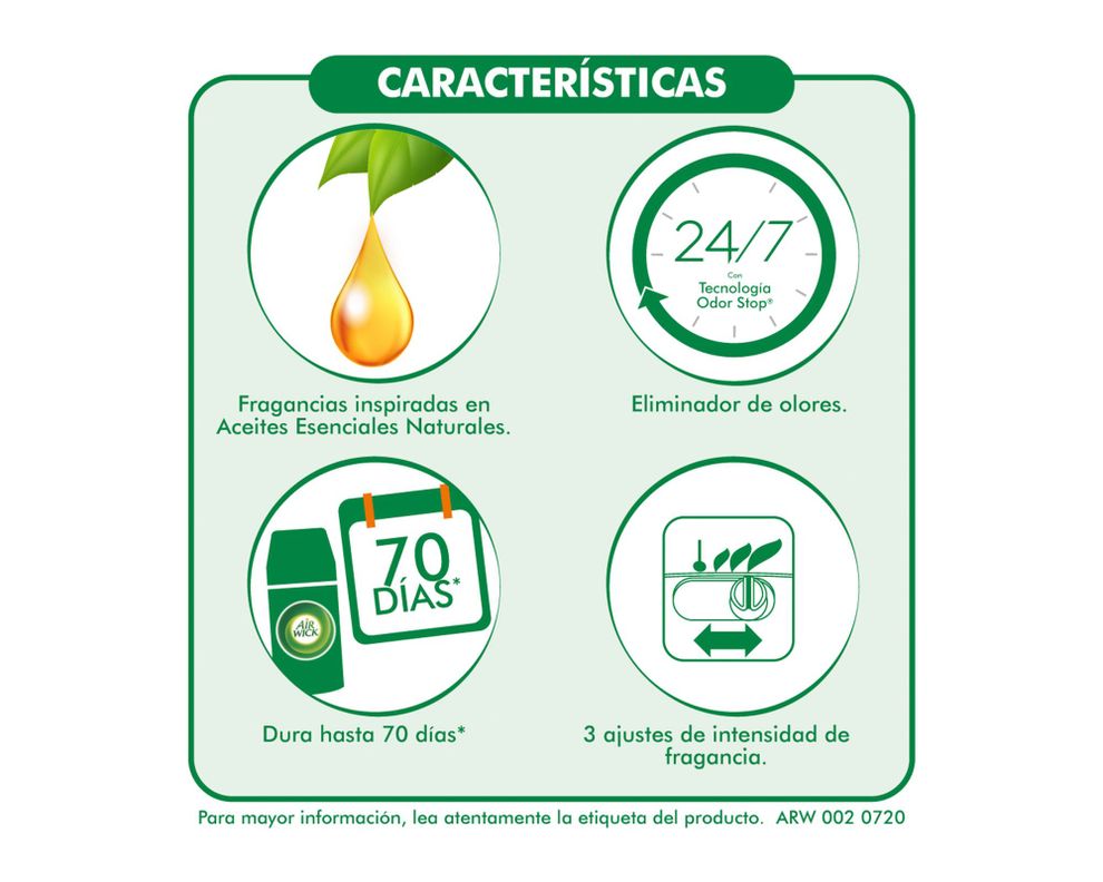 Aromatizador automático + recarga 250 ml lavanda Air wick.-2