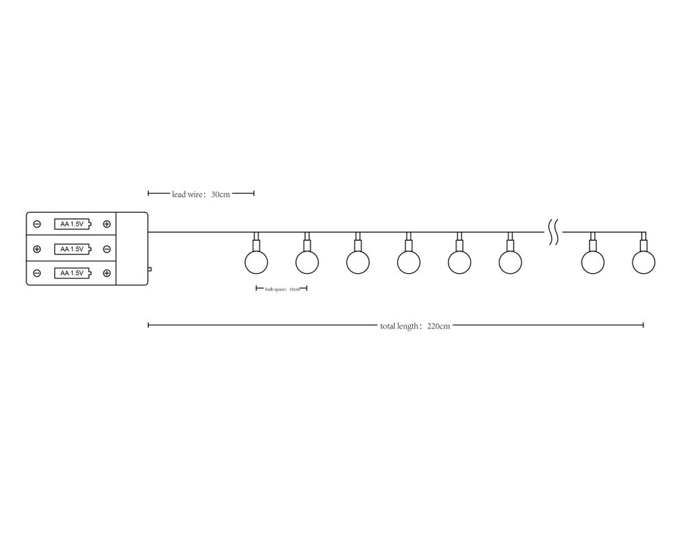 Guirnalda LED 20L Ema Abitare-4