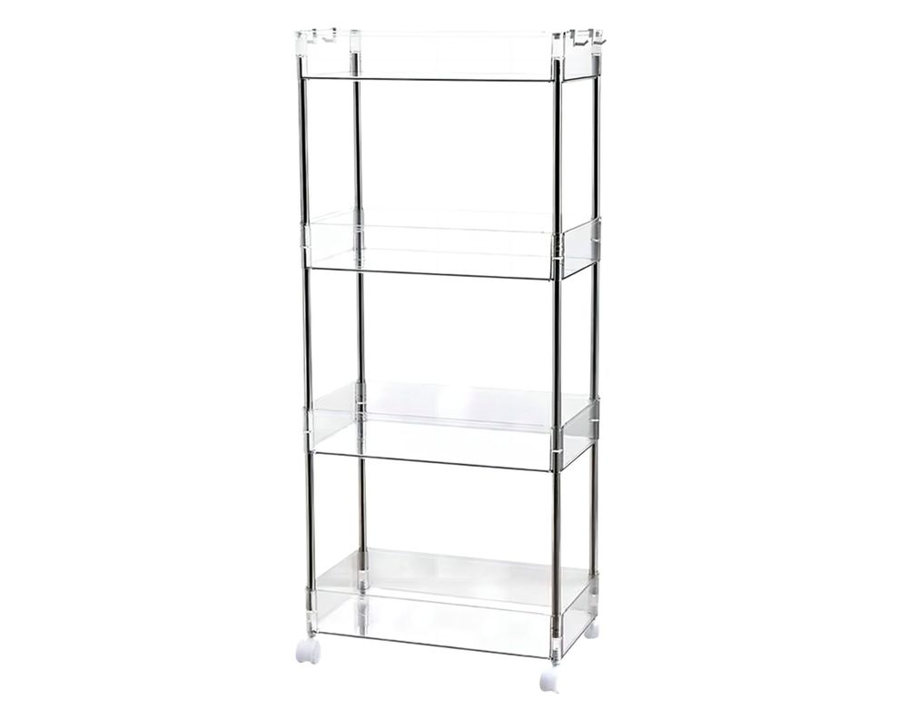 Repisa vertical 4 niveles transparente-0