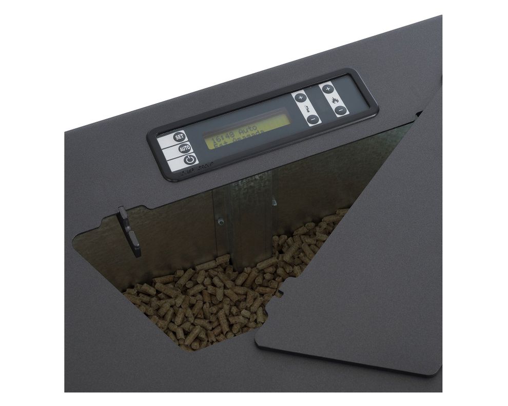 Estufa a pellet Italy 8100 rojo Amesti-2