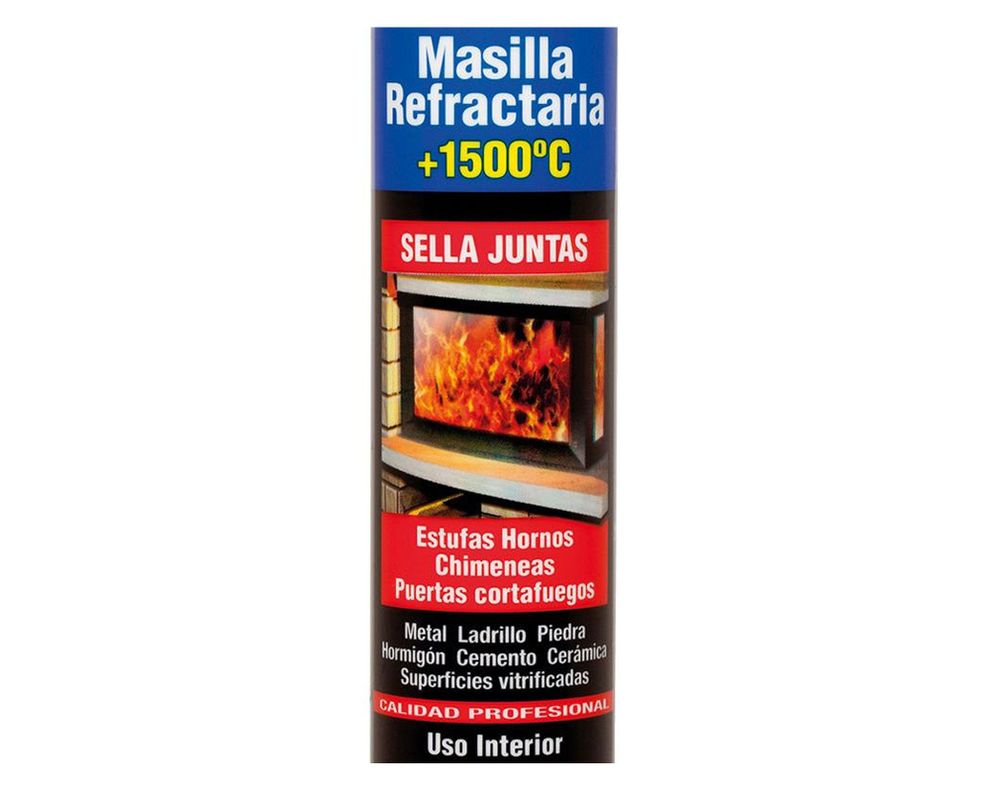 Masilla refractaria 310 ml negro Ceys-1