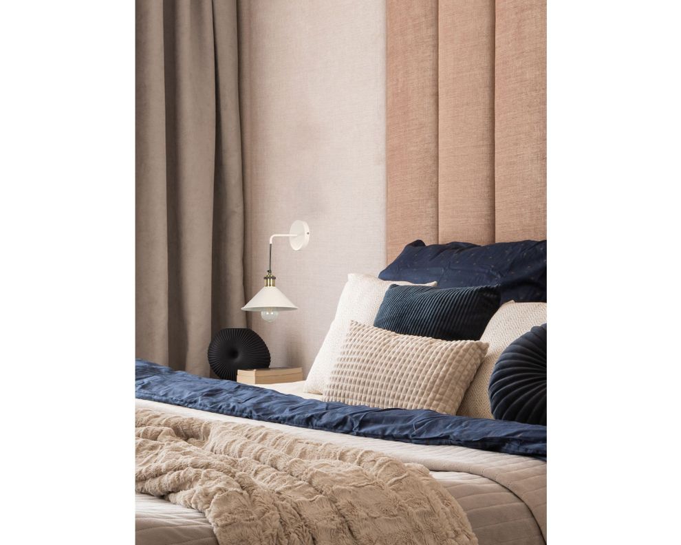 Aplique 1L E27 linz blanco Abitare-4