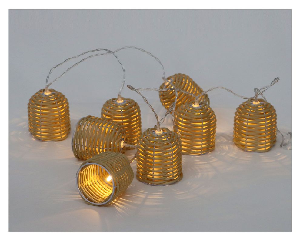 Guirnalda LED rattan 8L-3