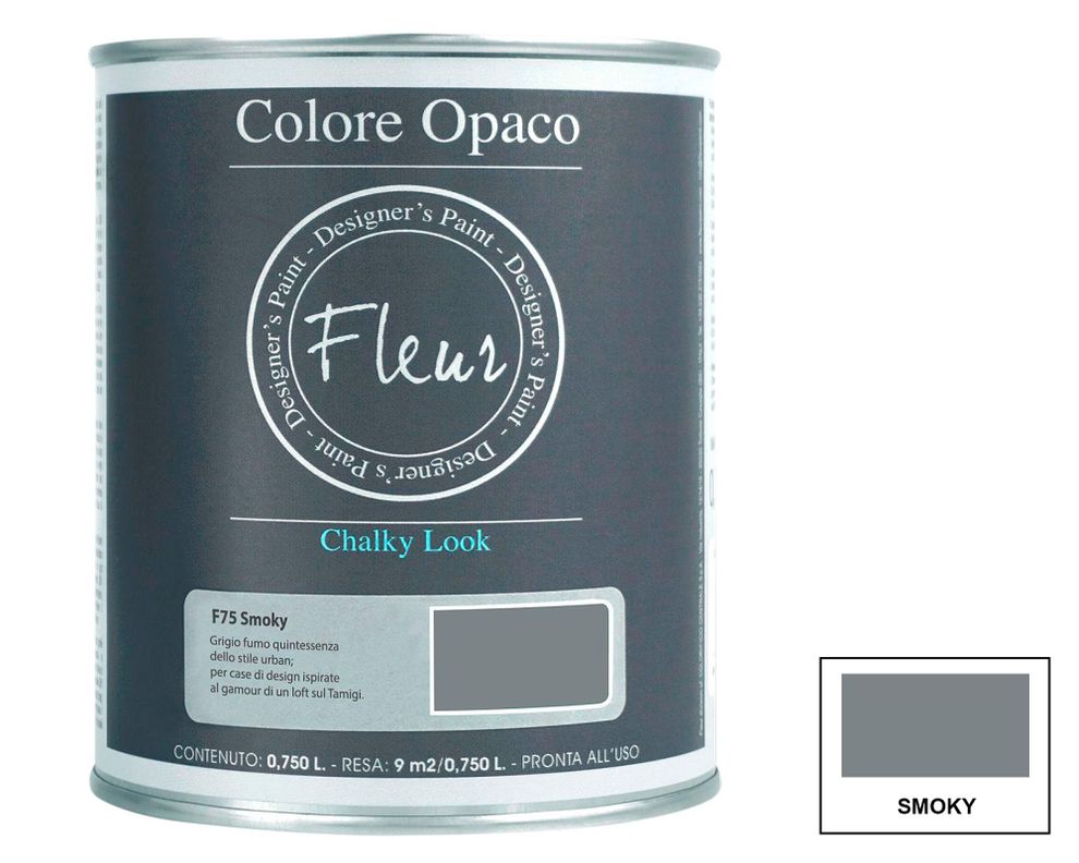 Pintura 750 ml Chalky look smoky mate Fleur-2