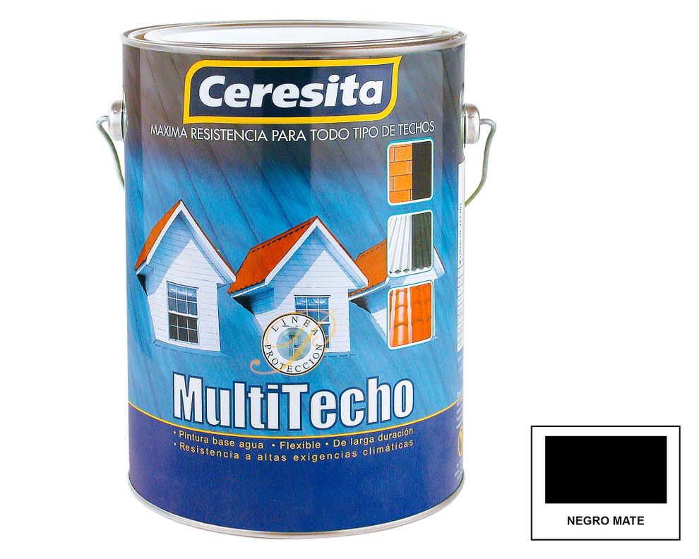Pintura techo Multitecho 1 GL negro mate-0