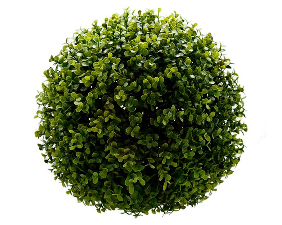 Bola artificial 21 cm Buxus verde-0