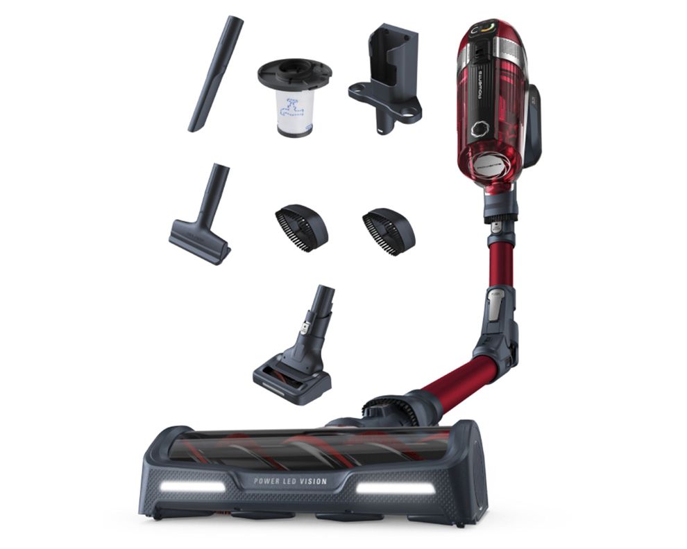 Aspiradora vertical inalámbrica X-Force rojo 130W-1