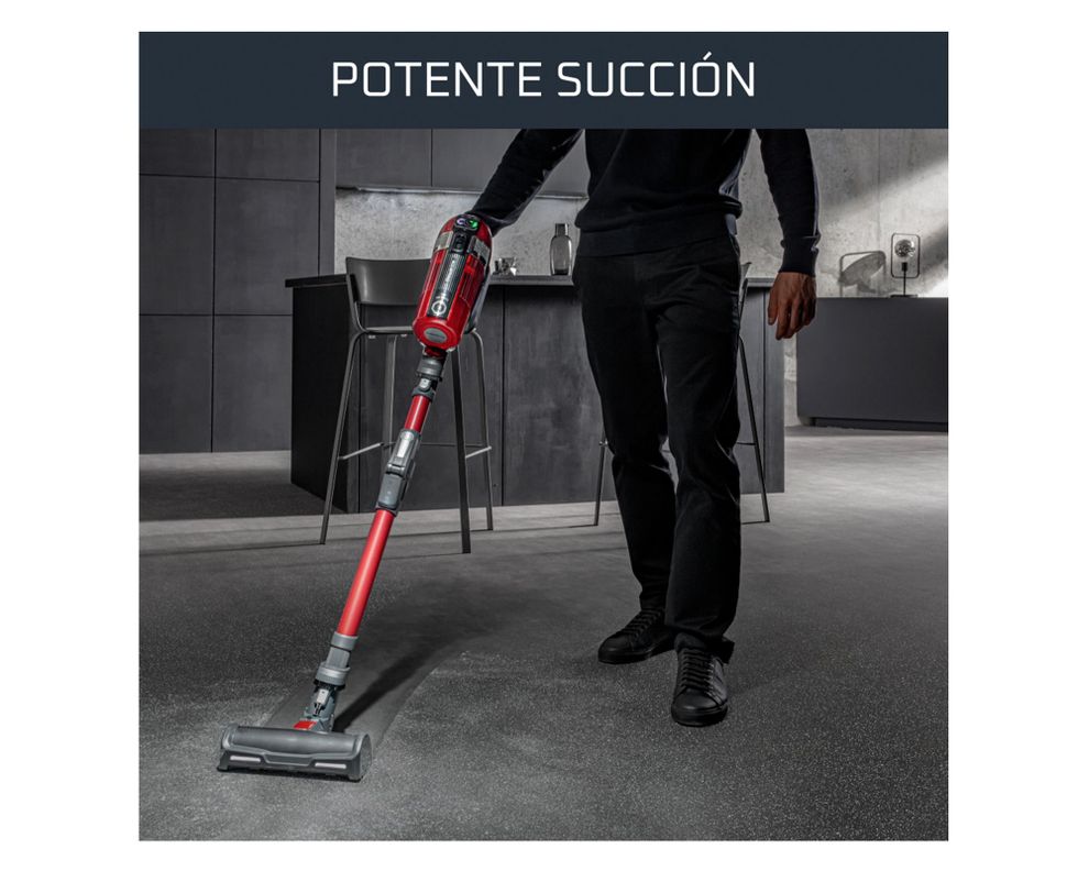 Aspiradora vertical inalámbrica X-Force rojo 130W-5
