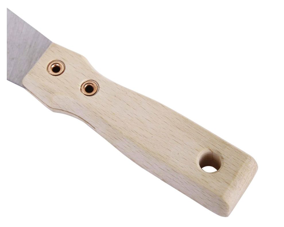 Espátula lisa 6 x 23,5 cm acero Hela-1