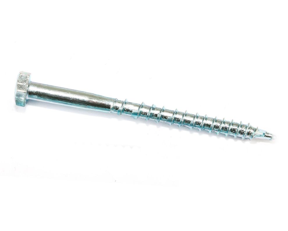 Tornillo Tirafondo 5/16 x 3 1/2''zincado 2 unidades Imporper.-0
