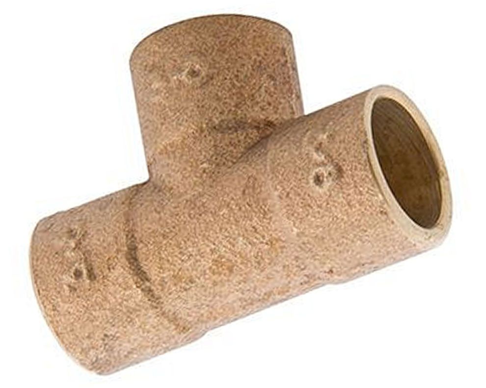 Tee de bronce 3/8 so so so Nibsa-0