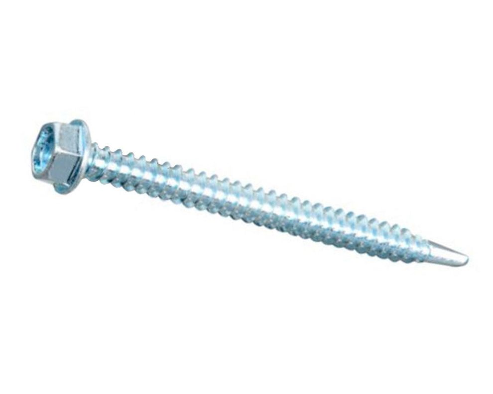 Tornillo autoperforante hexagonal sin golilla 12x2'' blister 10 unidades Imporper-0