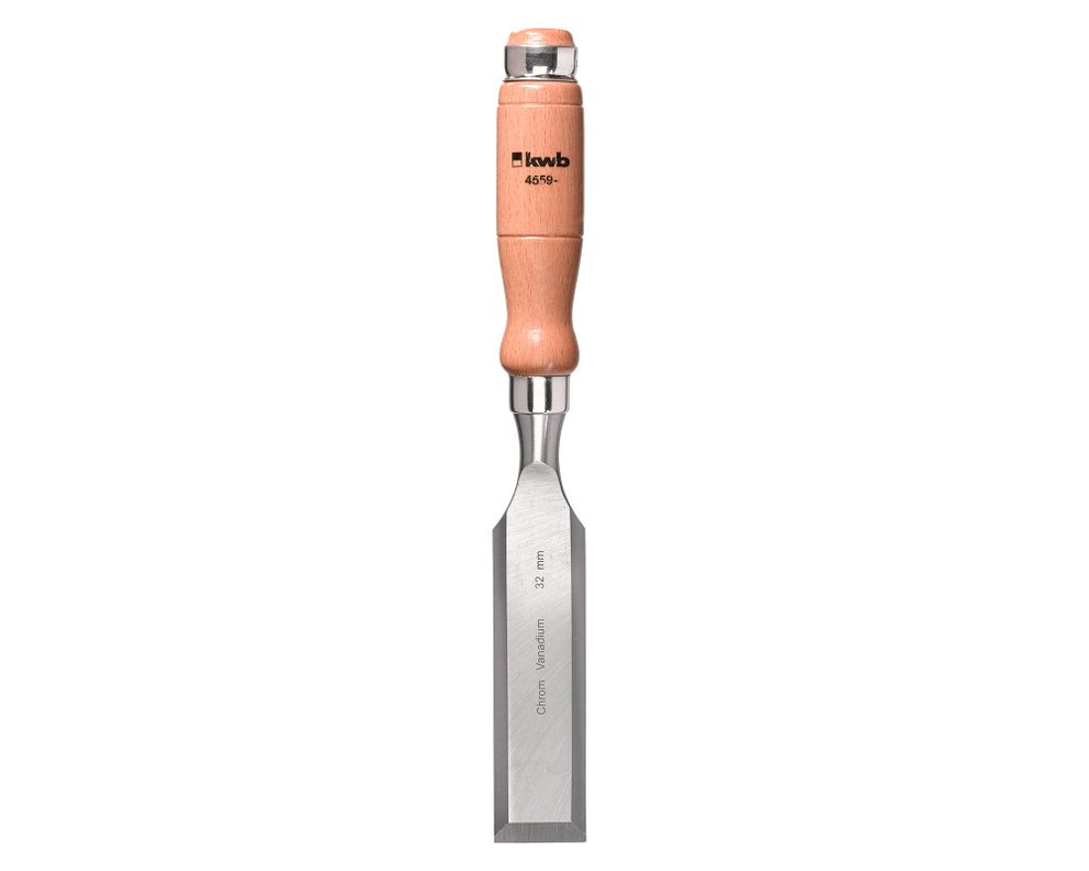 Formón carpintero mango madera 35x32 mm-0