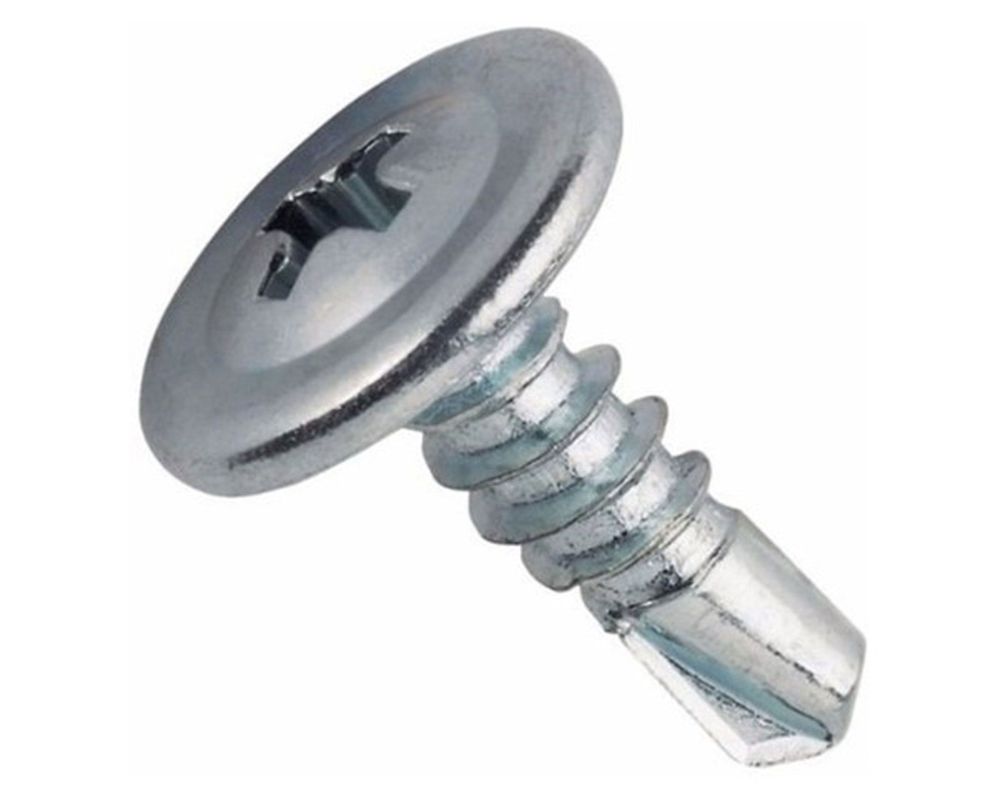 Tornillo autoperforante 8x1/2'' Cabeza truss 10 unidades Imporper-0
