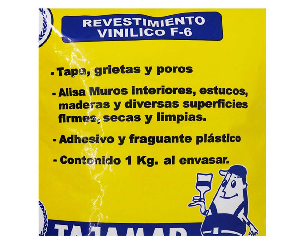 Pasta muro 1 kg F-6 Vinílica Tajamar-1