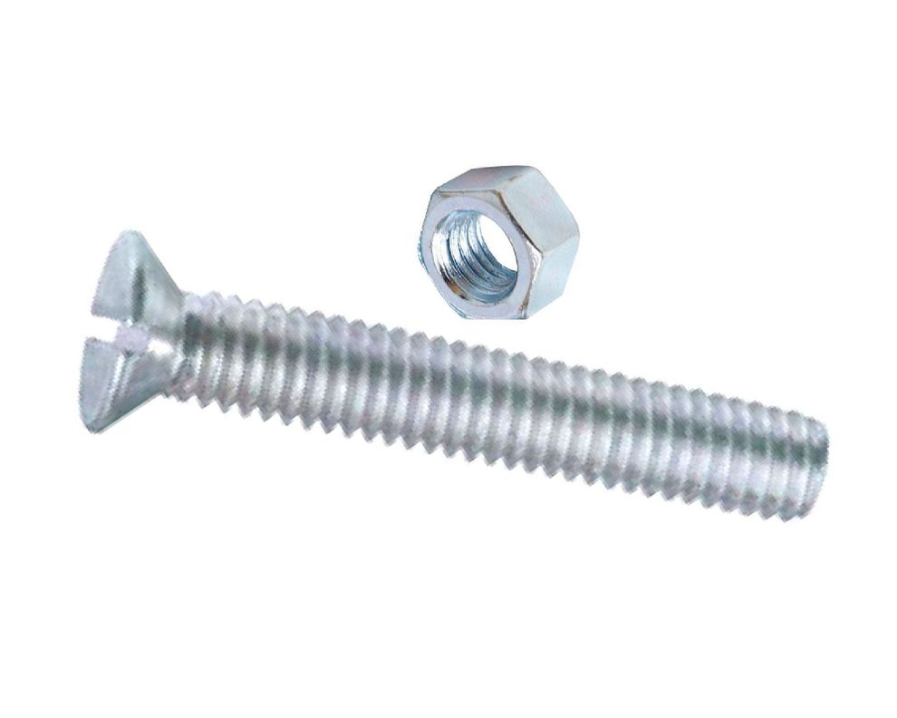 Perno ranura combinada 1/4x2 con tuerca b4 Imporper-0