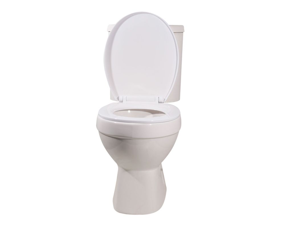Two piece 20 cm asiento cierre suave Bali blanco-2