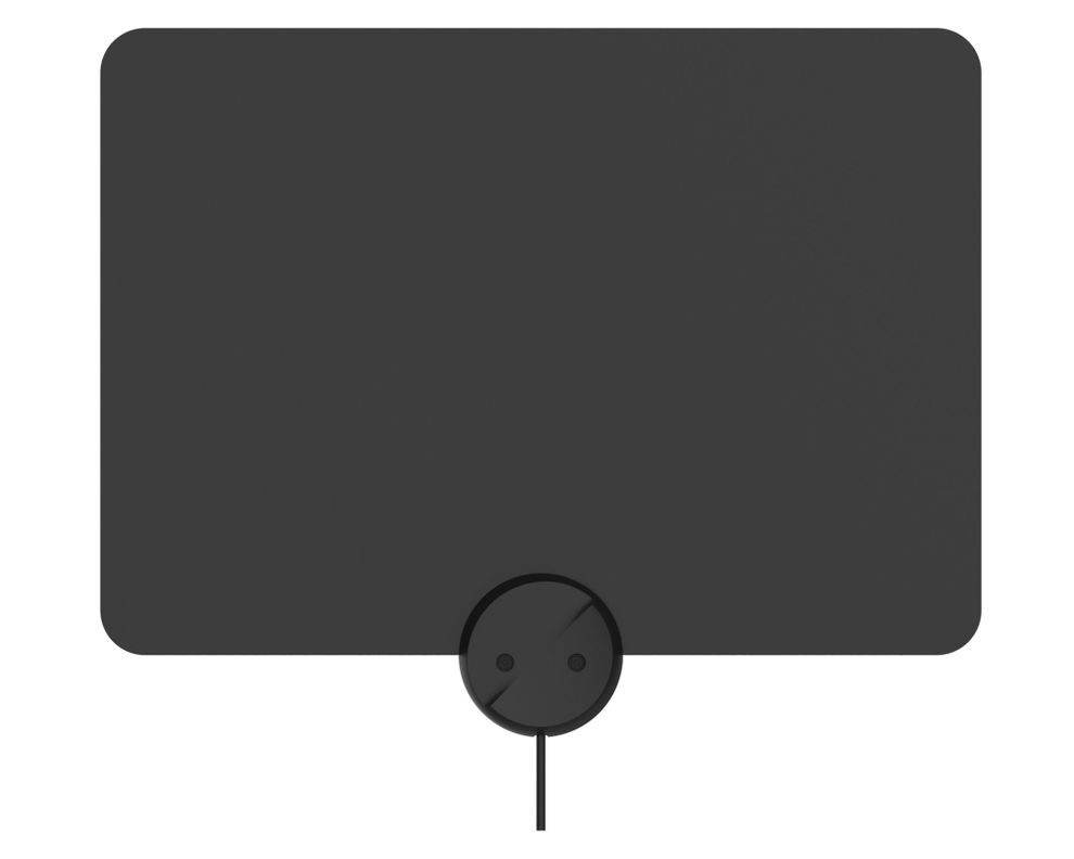 Antena TV digital HDTV Mega Flat negro/blanco-1