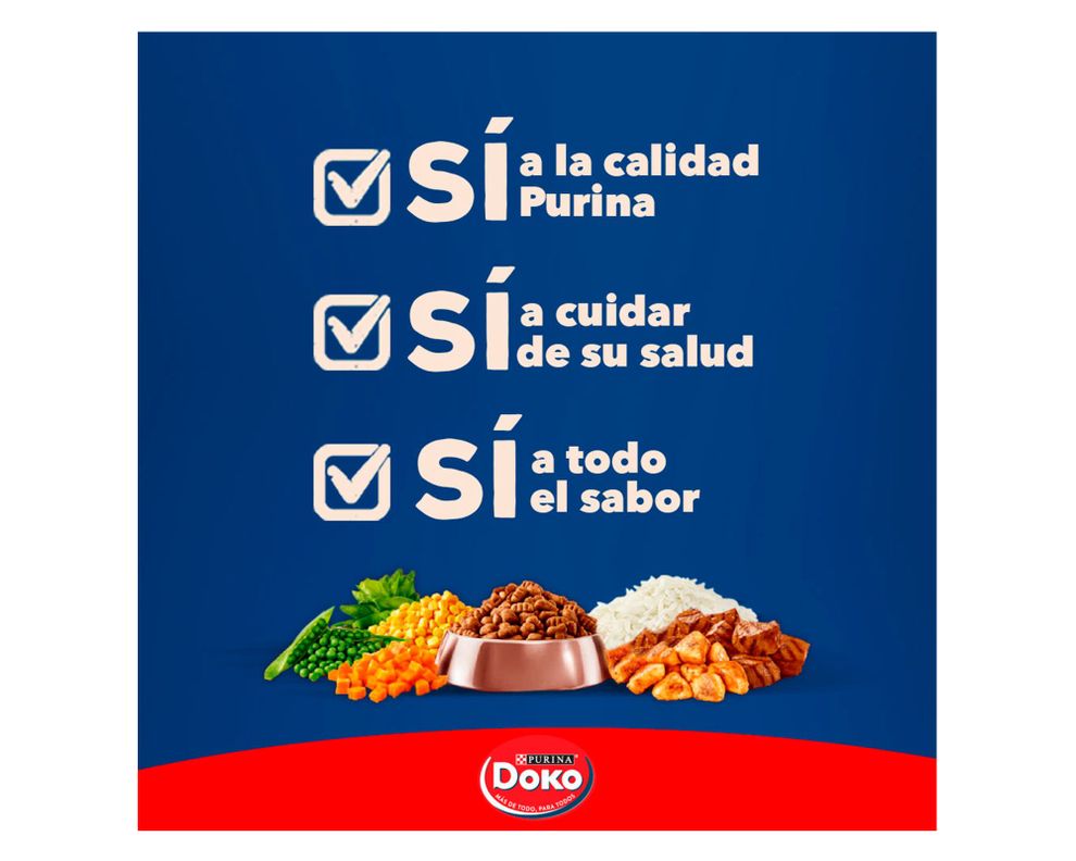 Alimento seco perro adulto Carne, Pollo, Cereales y Vegetales 18 kg-3