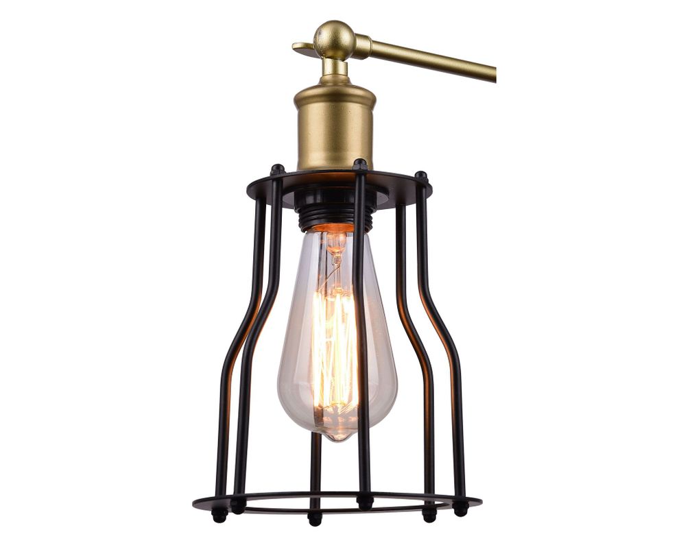 Aplique 1L E27 Aragona negro Abitare-2