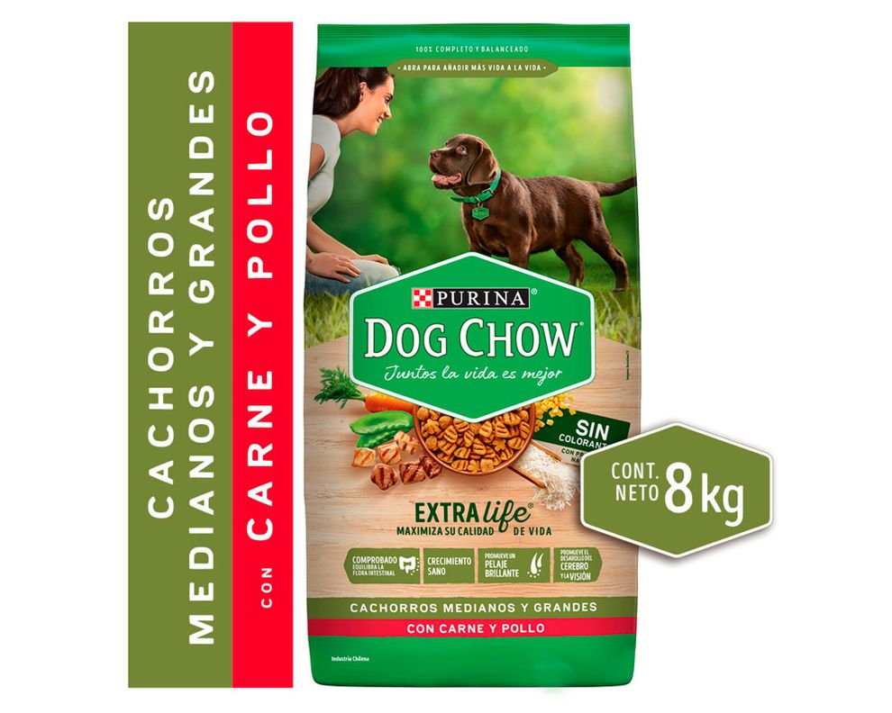 Alimento cachorro 8 kg Dog Chow-0