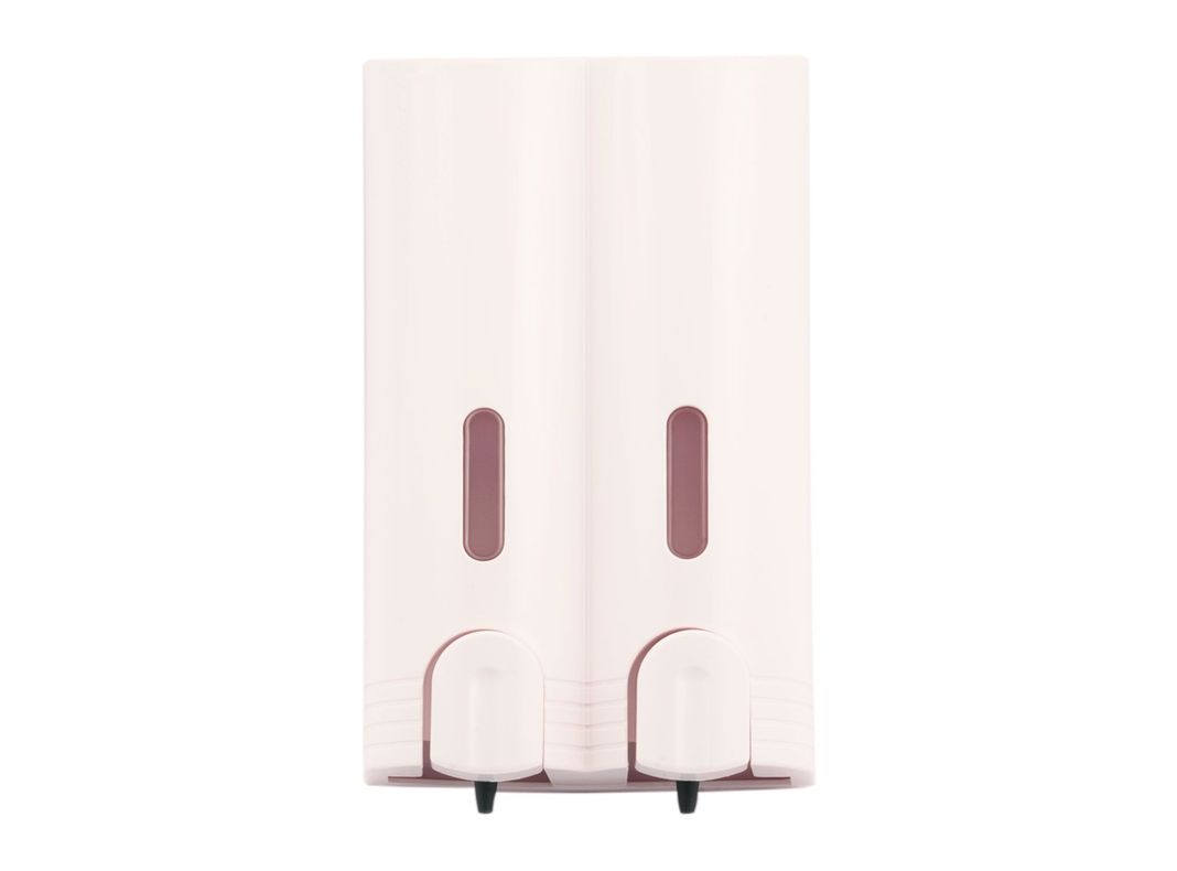 Dispensador jabón doble 380 ml blanco Cotidiana-0