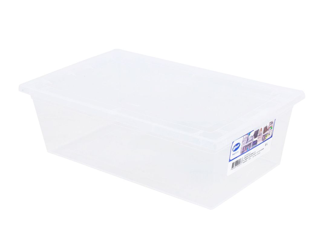 Caja organizadora 6 litros Mybox transparente Wenco-0