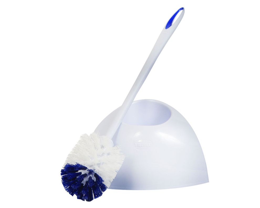 Escobilla limpia sanitarios con recipiente Virutex-0