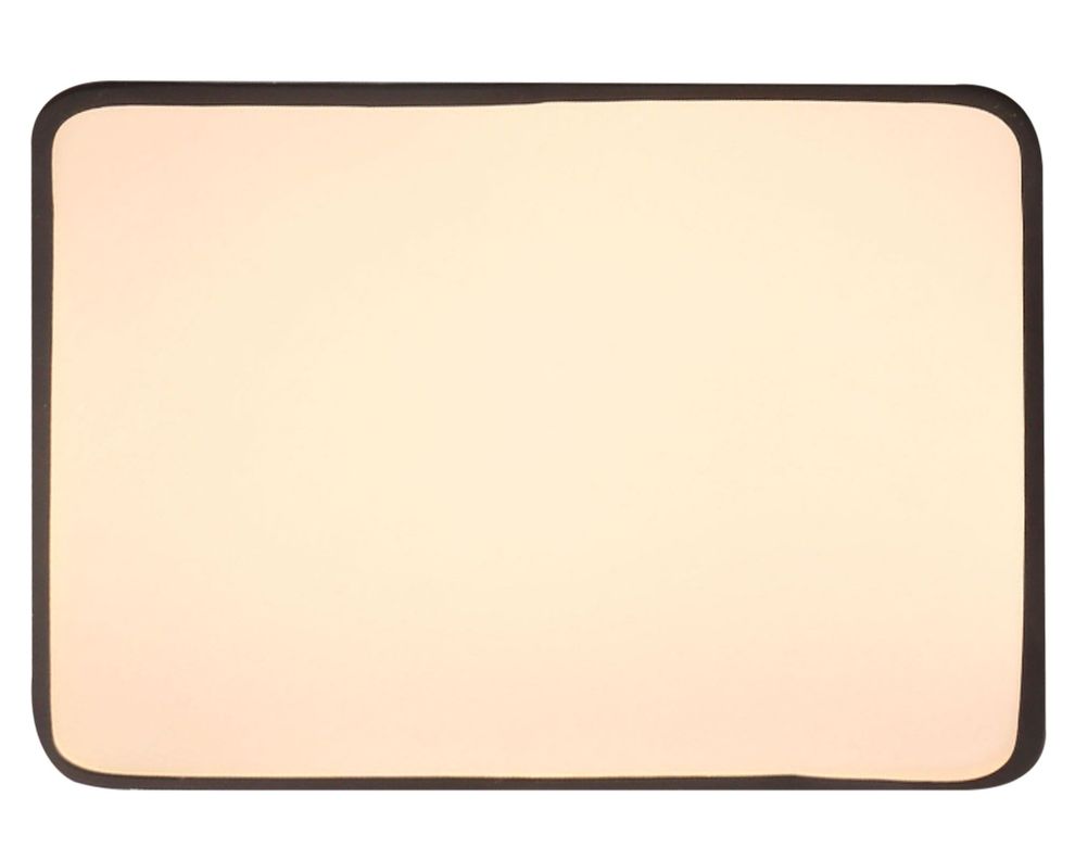 Plafón LED cuadrado negro Abitare-0