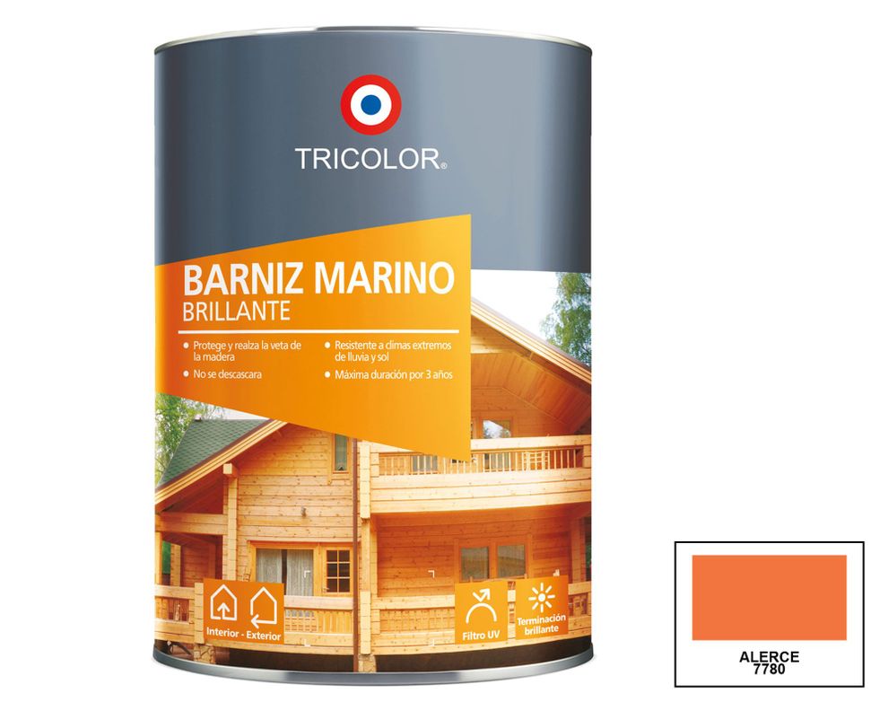 Barniz marino 400 ml alerce brillante Tricolor.-0