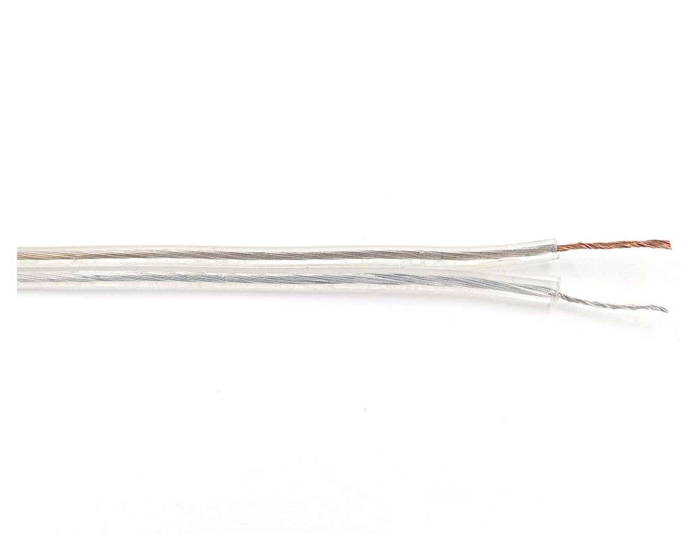 Cable SPT 2x20 AWG 1 m transparente Electromex-0