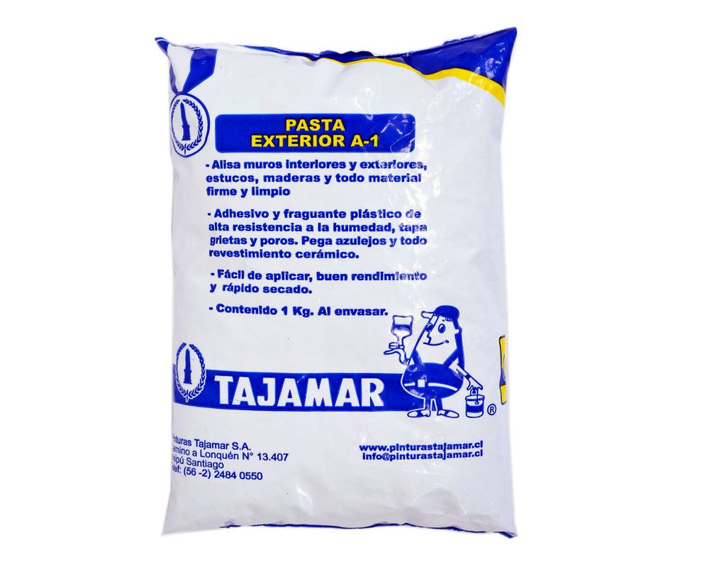 Pasta muro 1 kg A-1 Acrílica blanco Tajamar-0