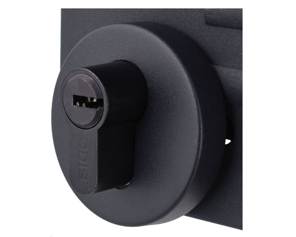 Cerrojo embutir 600 llave-llave negro Odis-3