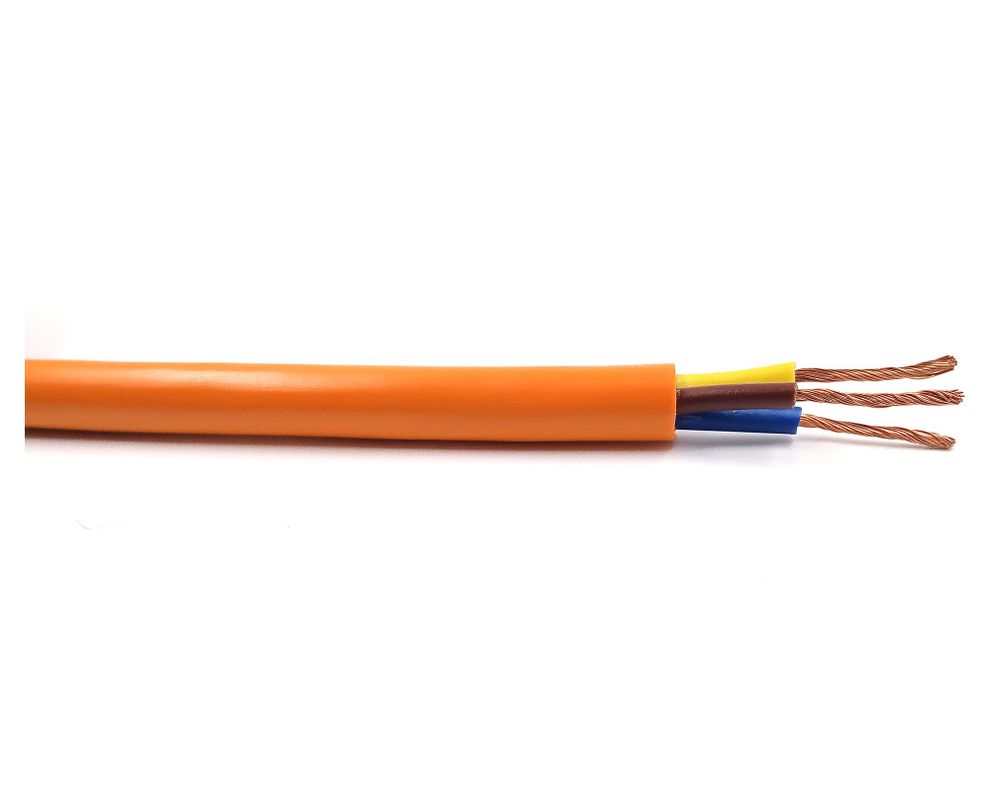 Cordón H05 3x0.75 mm 1 m naranjo Electromex-0