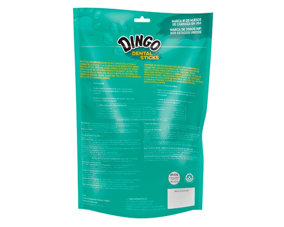 Snack perro dental 10 unidades Dingo-1