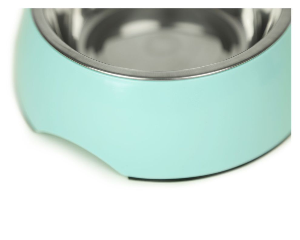 Plato mascota 17 cm celeste BRNX-2