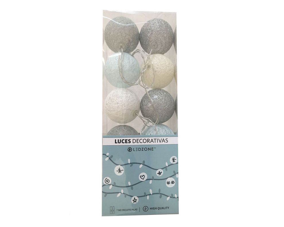 Guirnalda LED 10L bola grande Ledzone-2