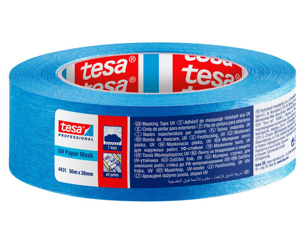Cinta de enmascarar UV 50 m x 38 mm-0