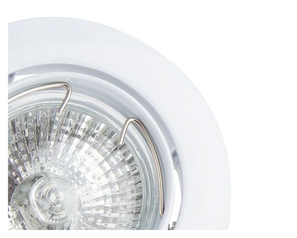 Kit foco GU10 8.4 cm Basculante blanco 3 unidades ByP-2