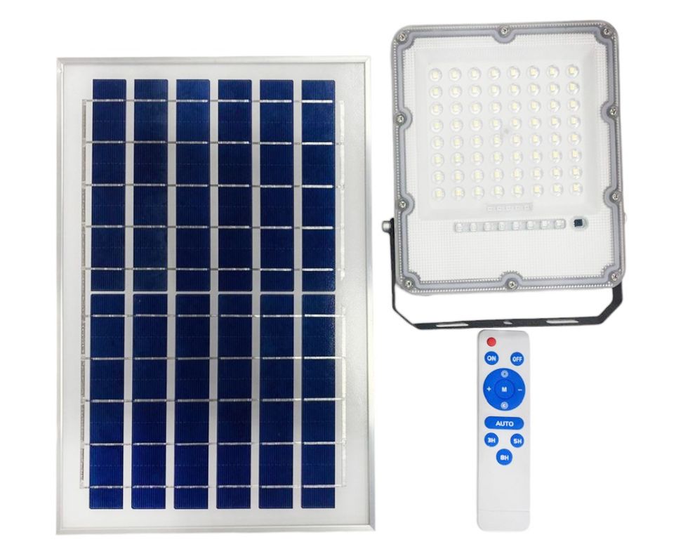 Proyector LED gris claro 60W fría-0