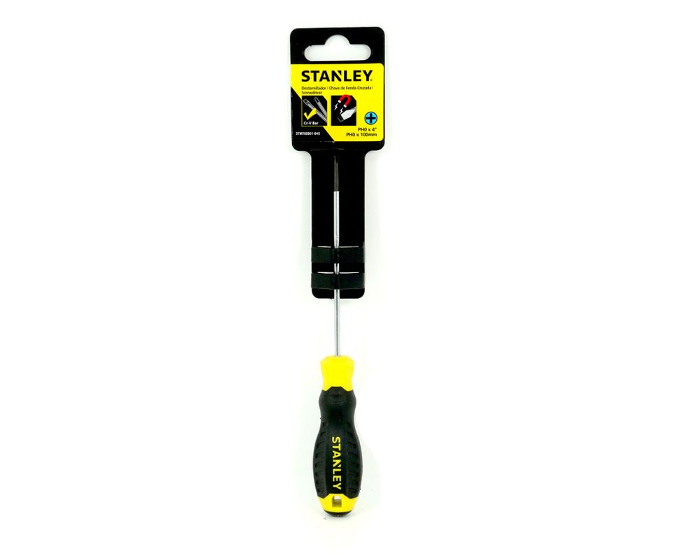 Destornillador punta cruz PH0x100 mm 60-801 Stanley-1