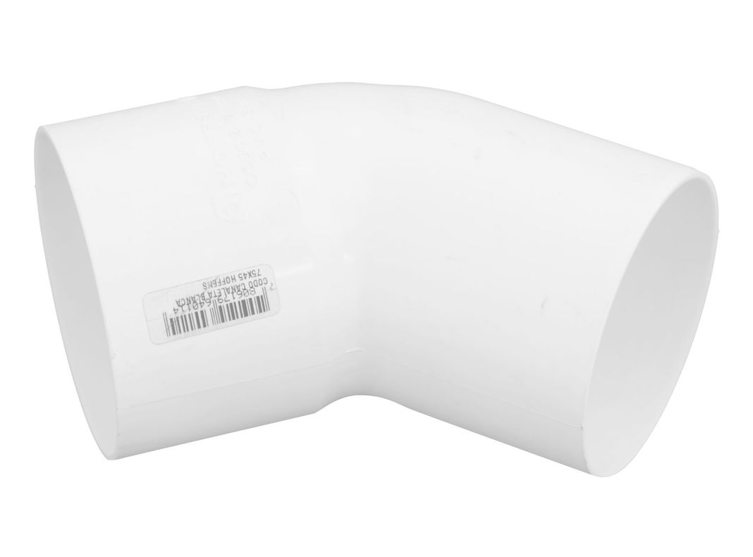 Codo 45º M-H PVC blanco-1