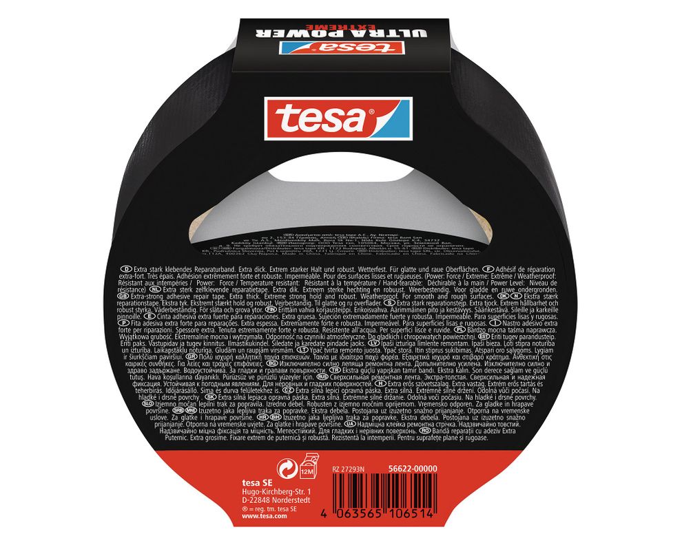 Cinta Ultra Power Extreme 10 m x 50 mm negro-1