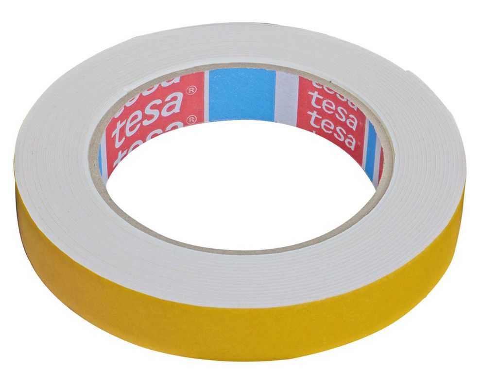 Cinta 5 m x 19 mm adhesiva doble cara extra fuerte Tesa-0